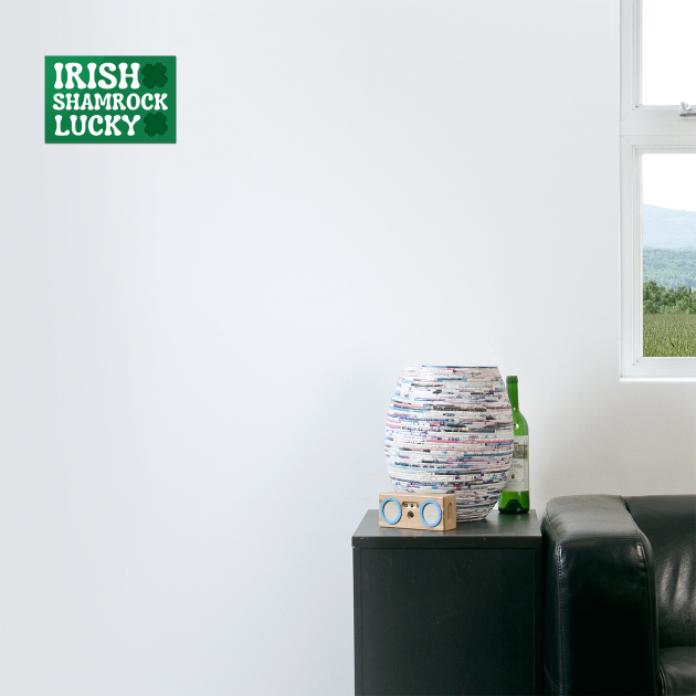 Irish Shamrock Lucky by Creatifly Graphic Tees